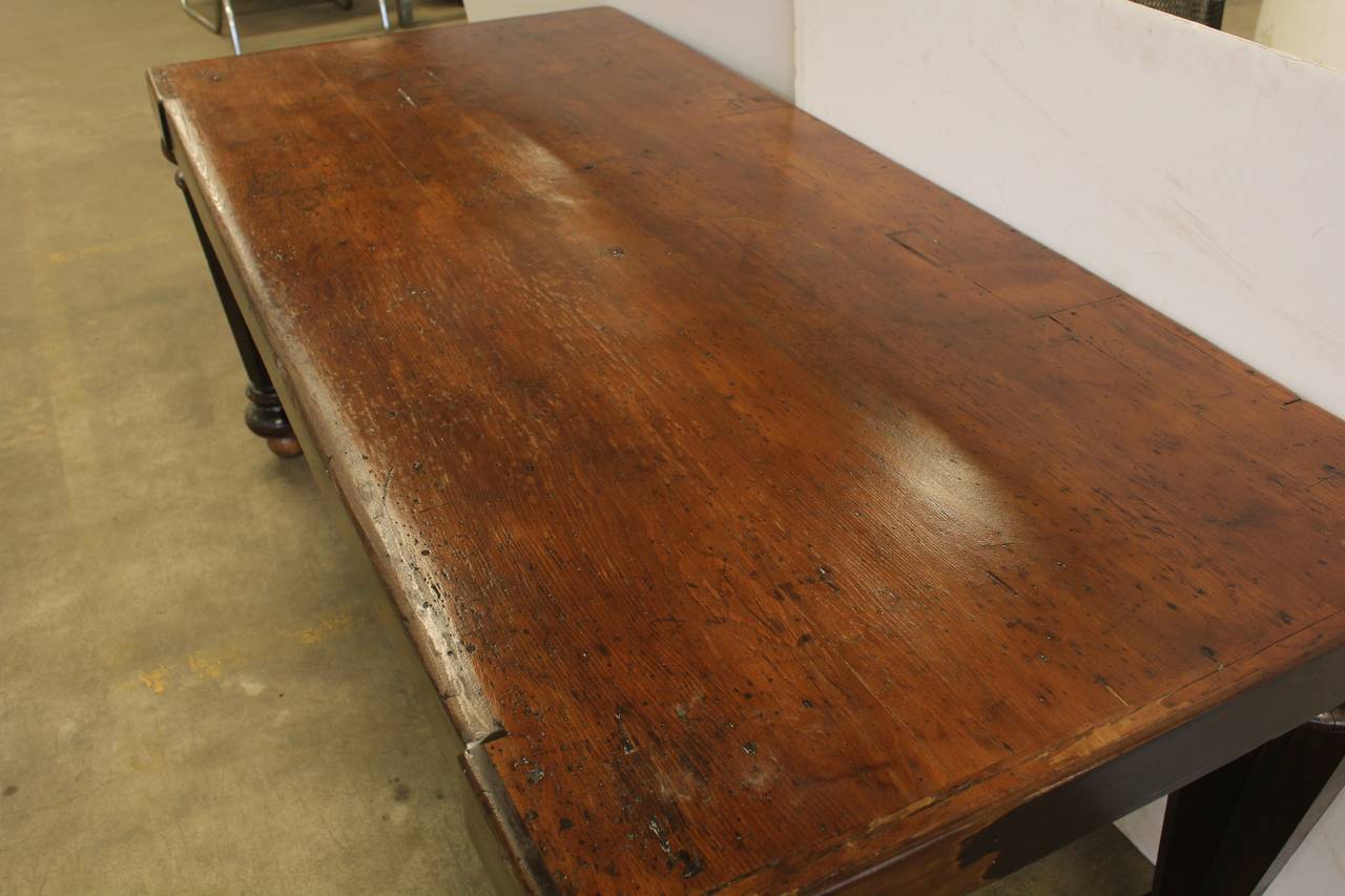 American Antique Library Wooden Table