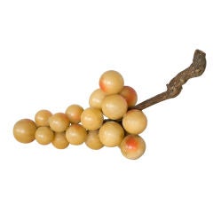 Oversized 1940
s Italian alabaster grapes