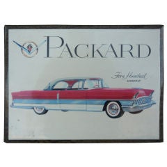 Rare 1956 Packard 400 Hardtop Showroom Celluloid Advertisement