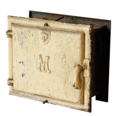 Antique 1900's Cast Iron Double Sided Milk Box