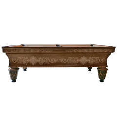 19th Century French Charles X Billiard or Pool Table