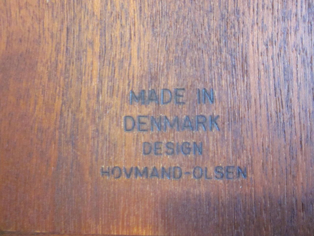 Arne Hovmand-Olsen Danish Teak Wood Side Table 2