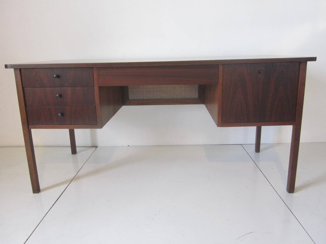 Rosewood And Walnut Desk 3
