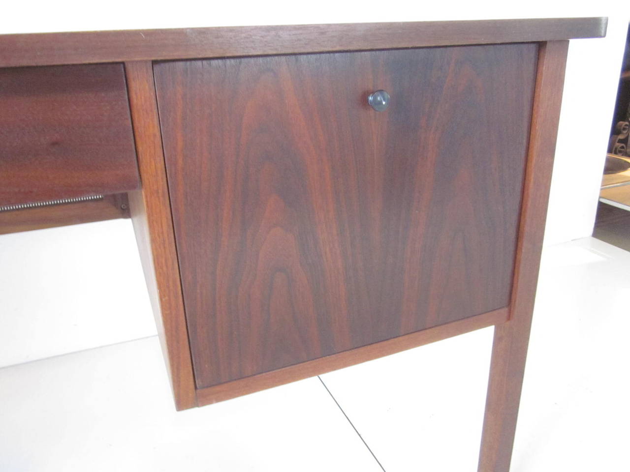 American Rosewood And Walnut Desk