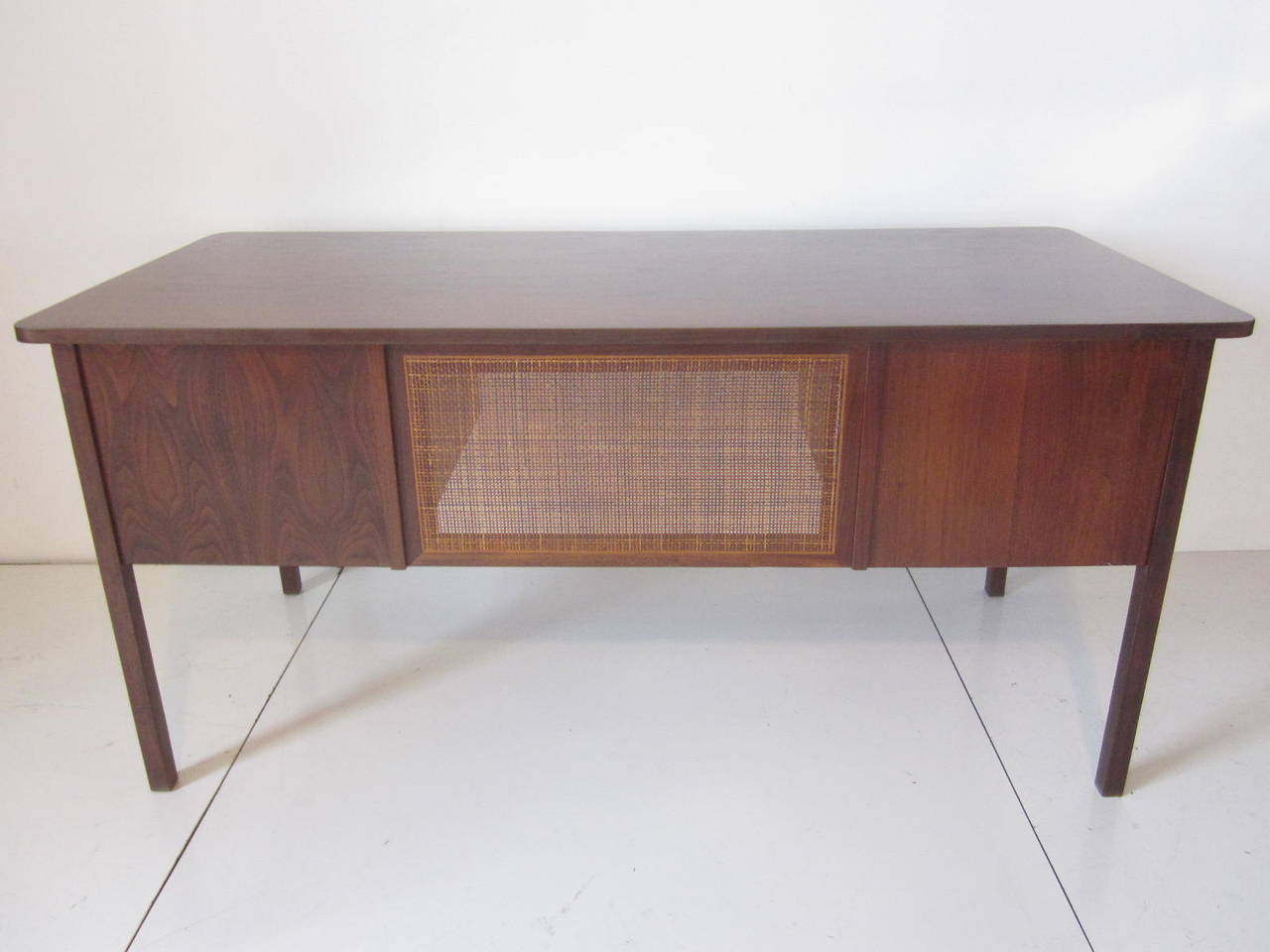 Rosewood And Walnut Desk 1