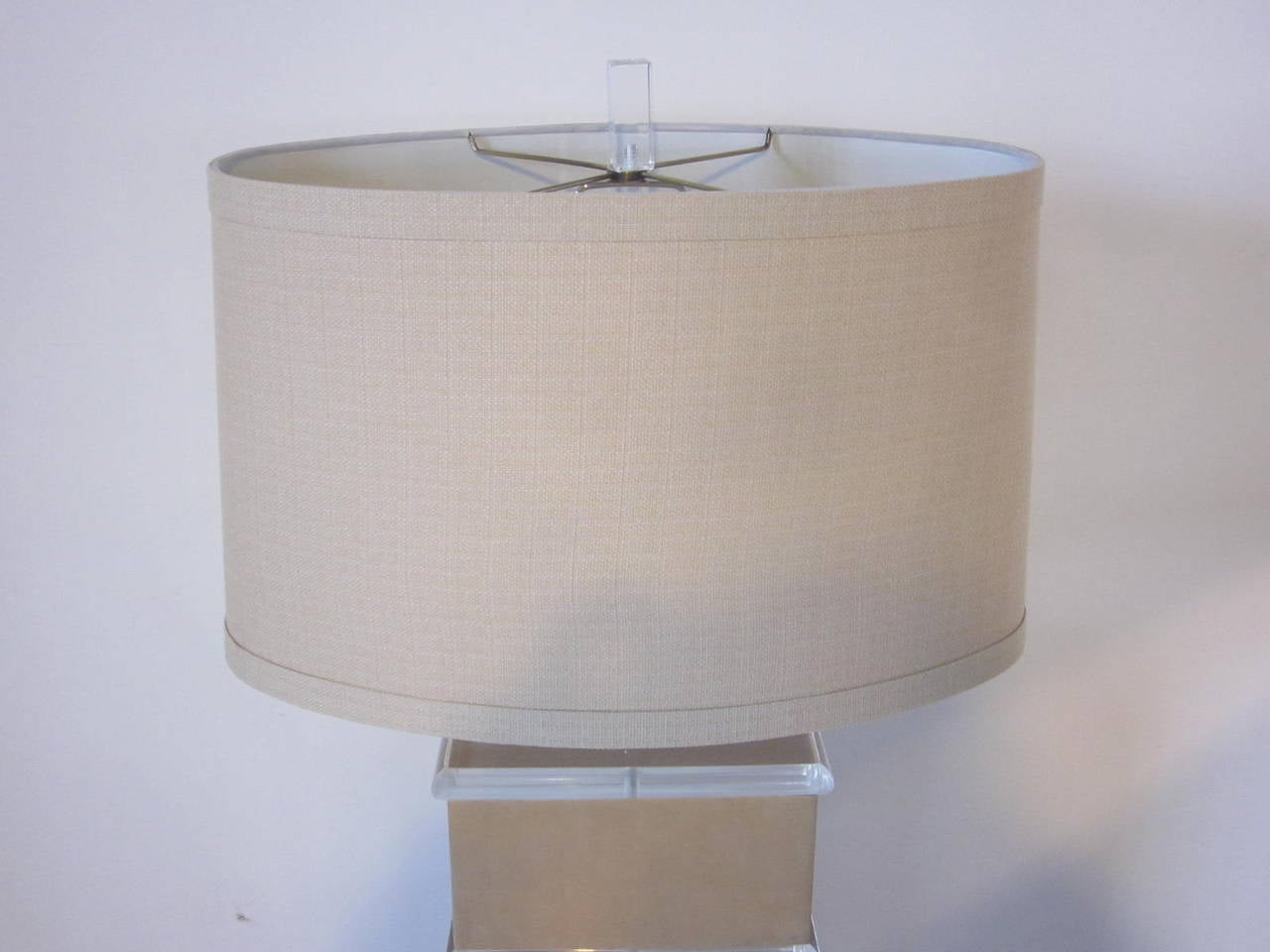 American Karl Springer Styled Table Lamp