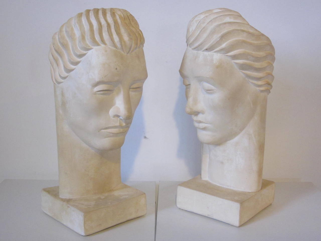 American Art Deco Styled Busts