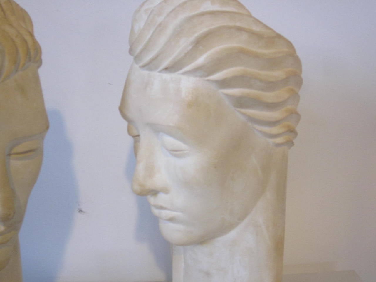 Art Deco Styled Busts In Good Condition In Cincinnati, OH