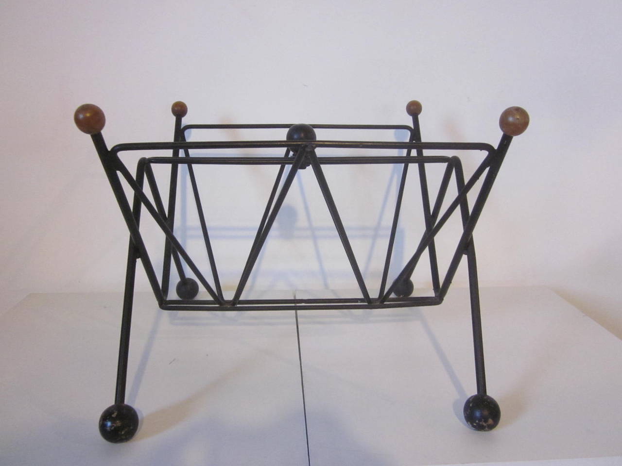 French Styled Magazine Rack at 1stdibs