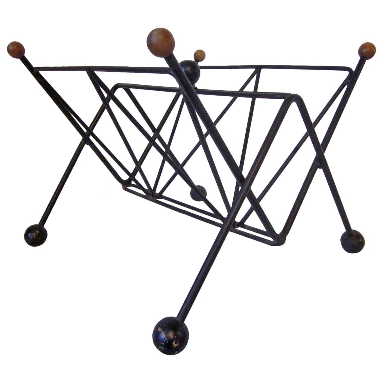 French Styled Magazine Rack at 1stdibs