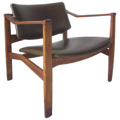 Sculptural William Watting Danish Lounge Chair
