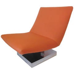 Milo Baughman Styled Lounge Chair