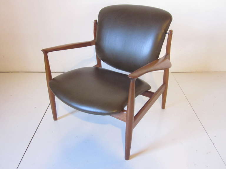 Finn Juhl Easy Chair In Excellent Condition In Cincinnati, OH