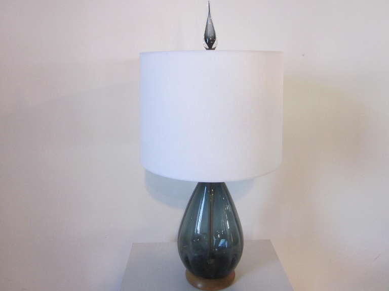 Blenko Lamp In Excellent Condition In Cincinnati, OH