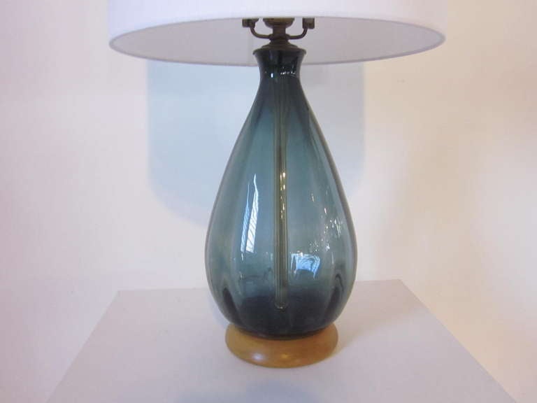 Mid-Century Modern Blenko Lamp