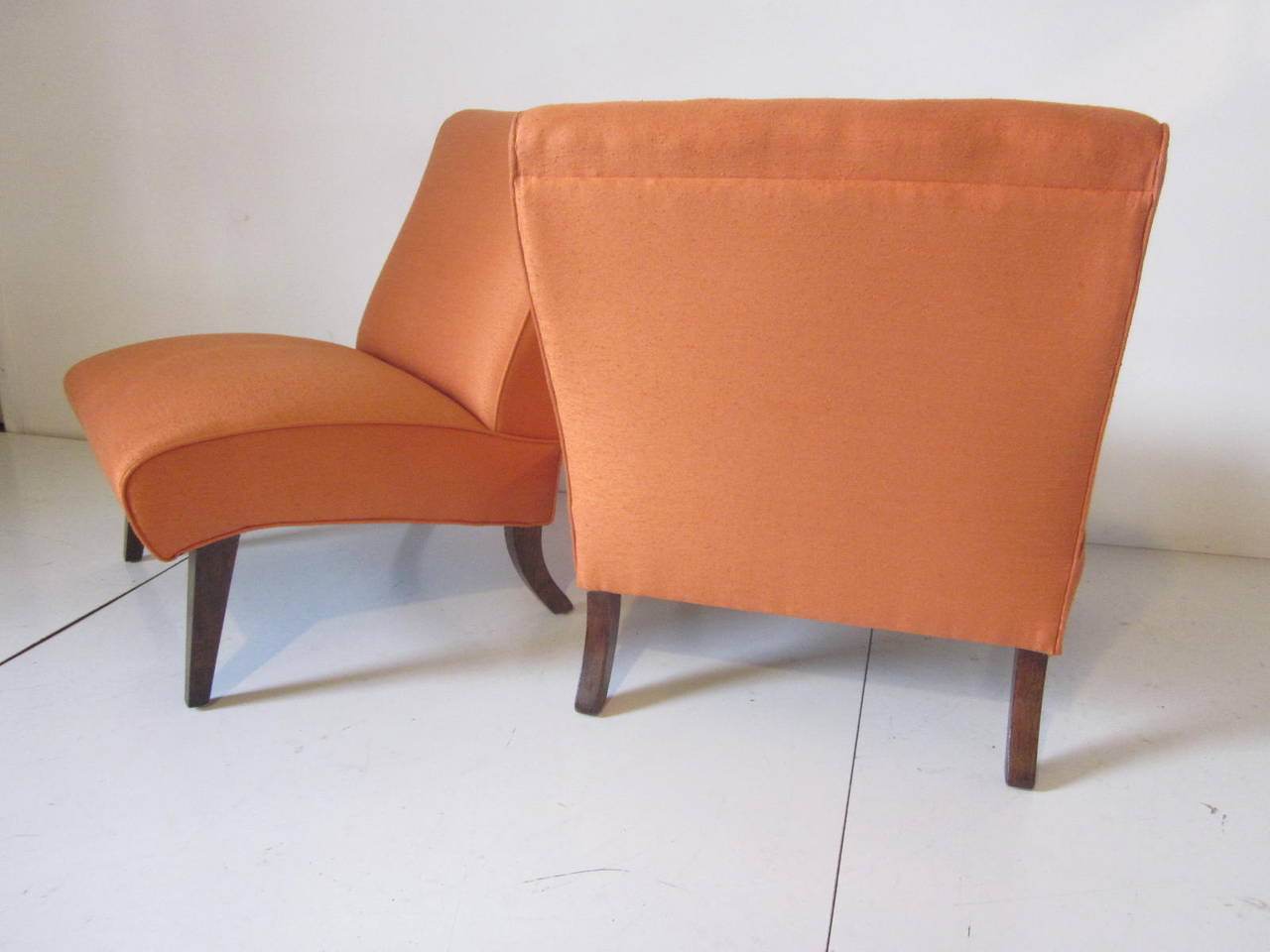 American Slipper Chairs in the Manner of Grosfeld House