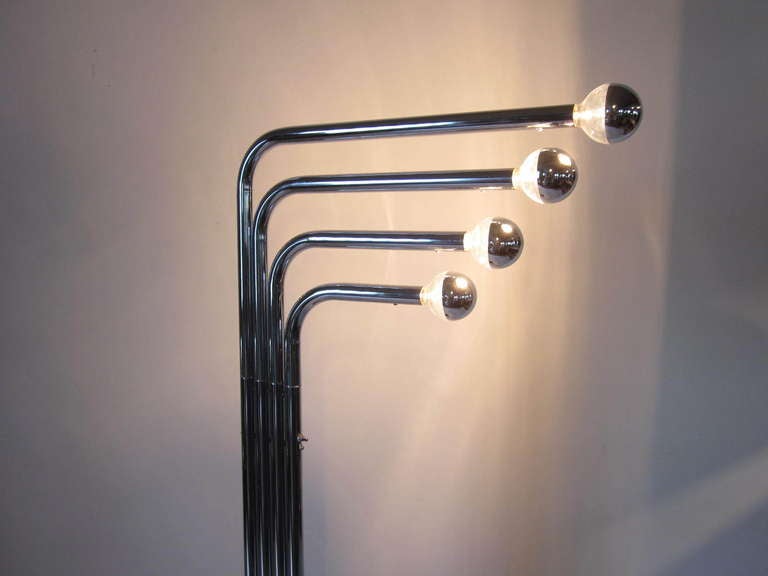 American Chrome Quad Floor Lamp