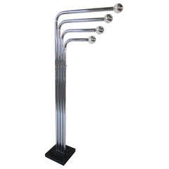 Chrome Quad Floor Lamp