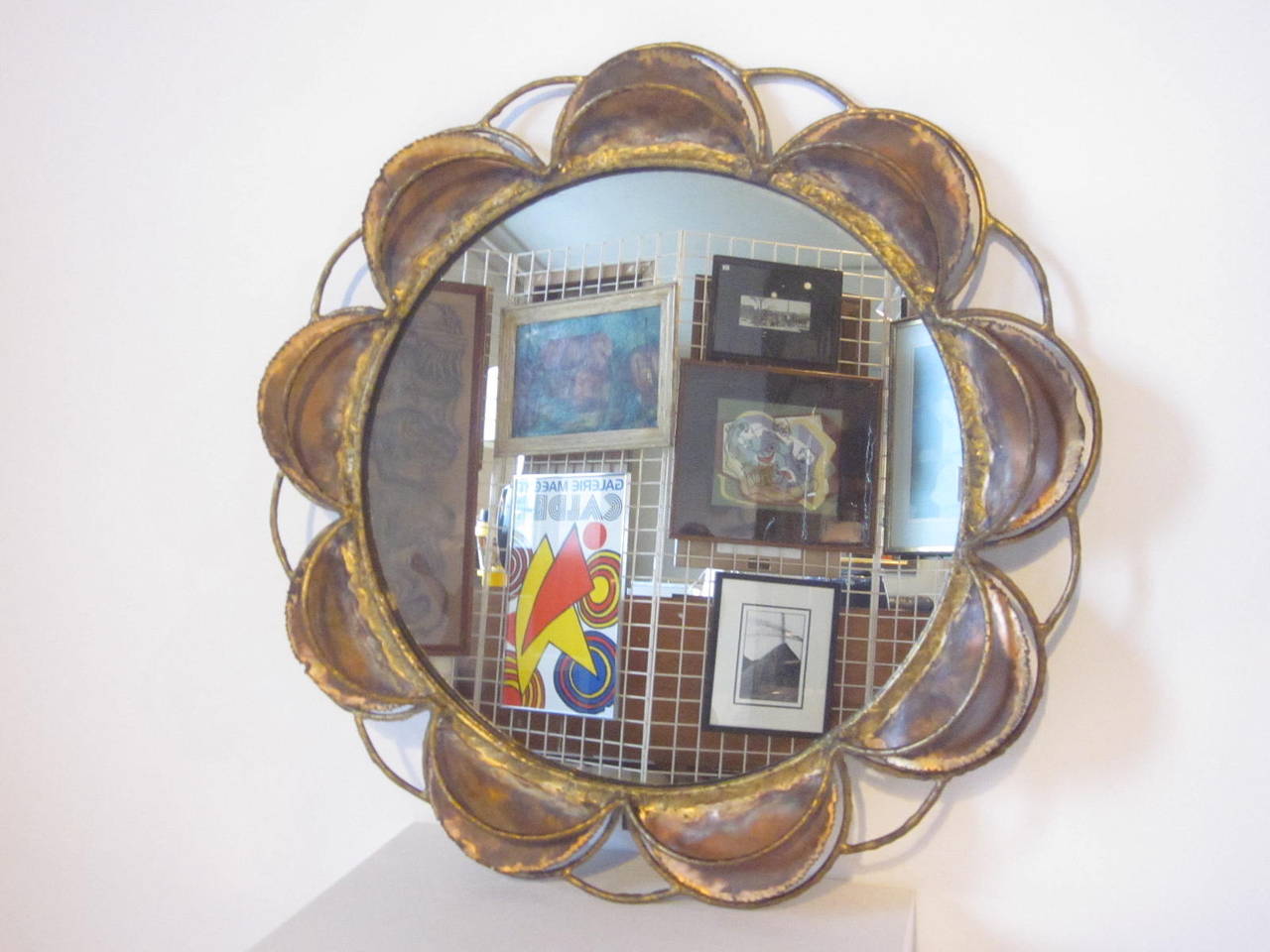 Curtis Jere Brutalist Styled Mirror