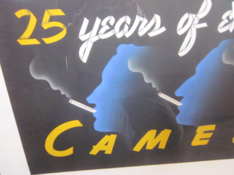 American Lee Greenwell Original Artwork Camel Cigarette Advertisment