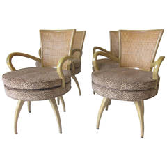 Vintage Tommi Parzinger Style Dining Chairs