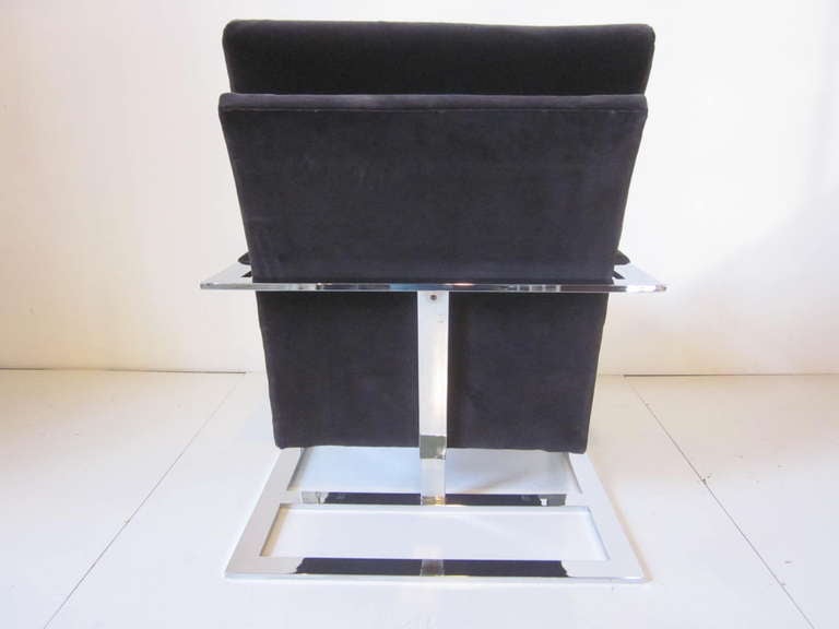 American Milo Baughman Lounge Chair Used in the Miles Davis movie 