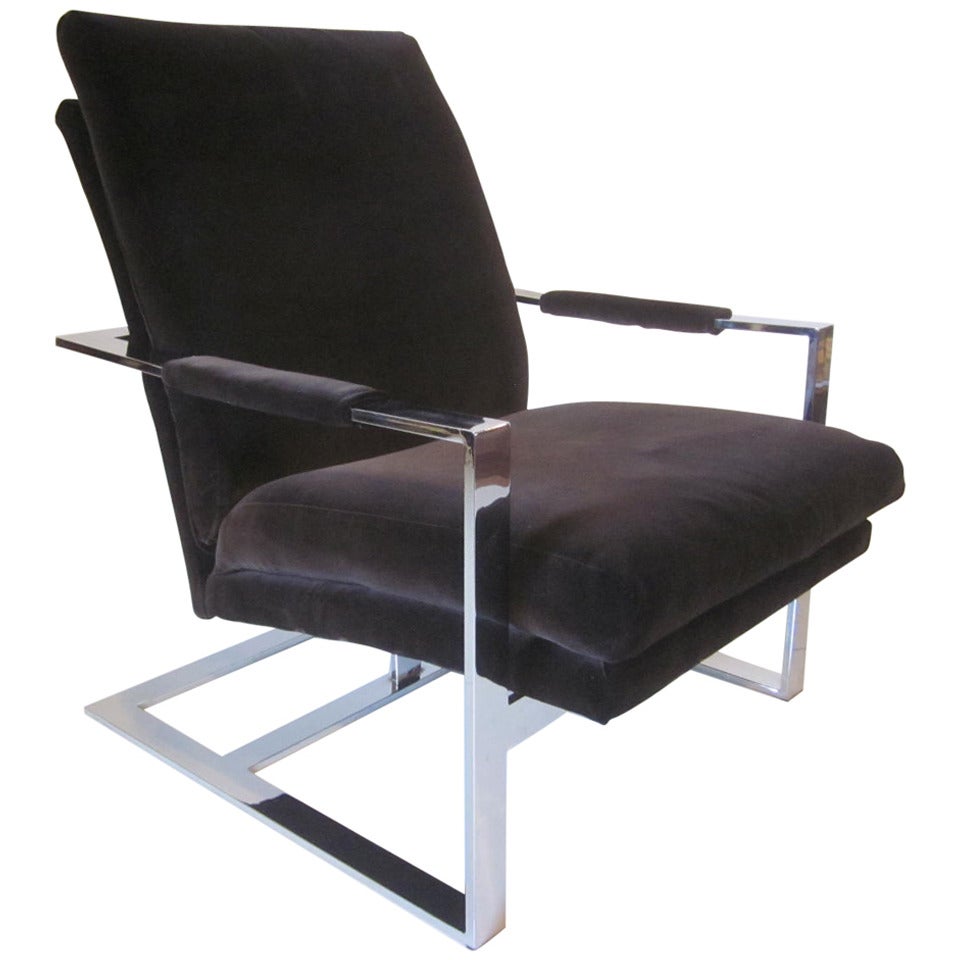 Milo Baughman Lounge Chair Used in the Miles Davis movie "Miles Ahead"