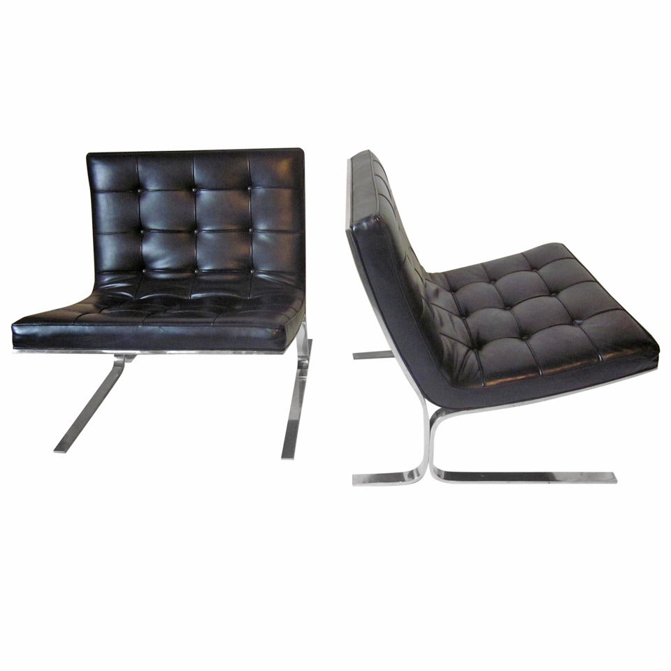 Nicos Zographos Lounge Chairs