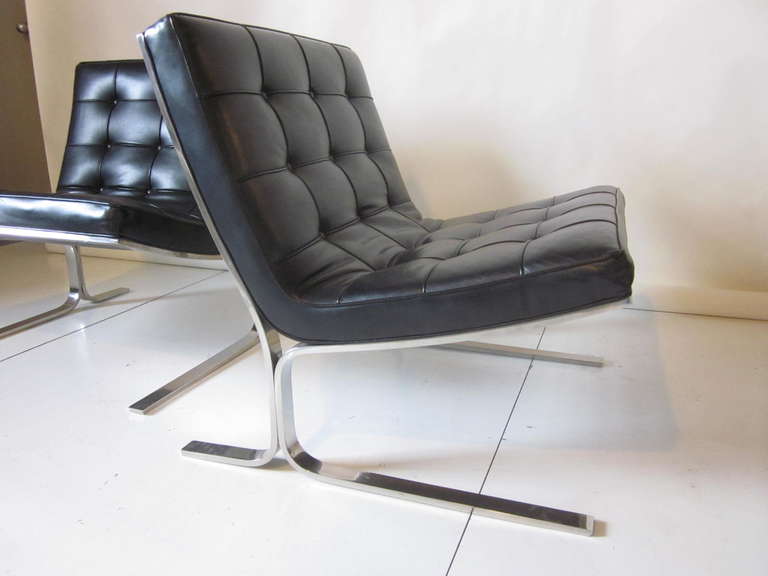 Nicos Zographos Lounge Chairs In Excellent Condition In Cincinnati, OH