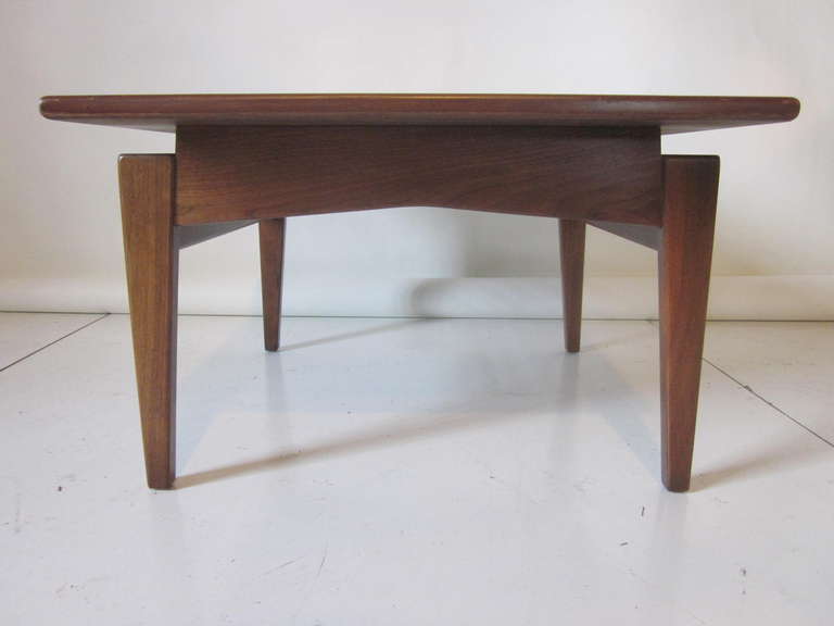 Wood Jens Risom Cocktail Table