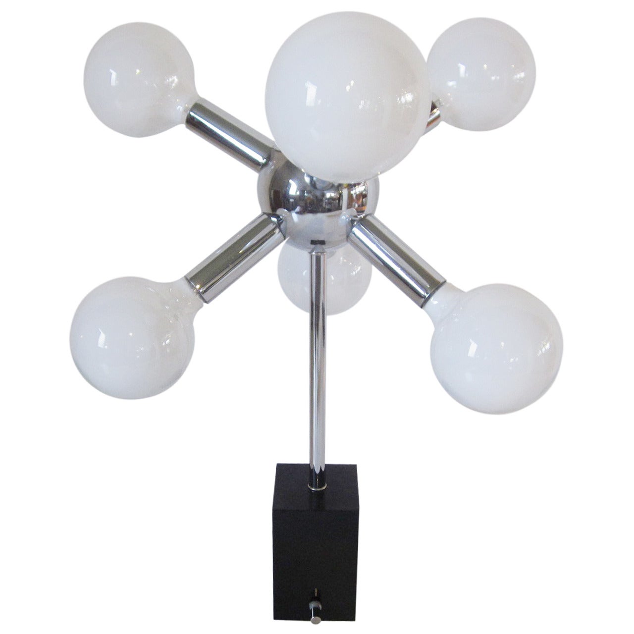 Chrome Sputnik Table Lamp