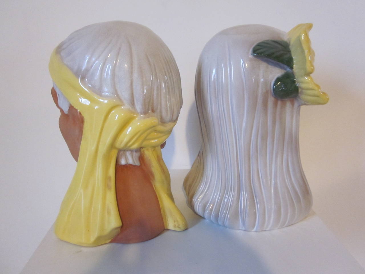 Wiener Werkstatte Styled Terracotta Busts