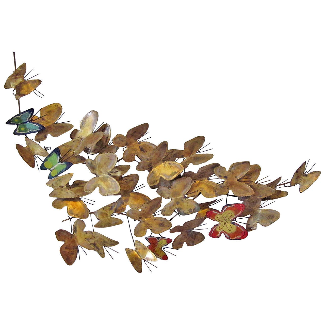 Curtis Jere Erfly Wall Sculpture