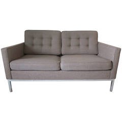 Steelcase Florence Knoll Styled Loveseat