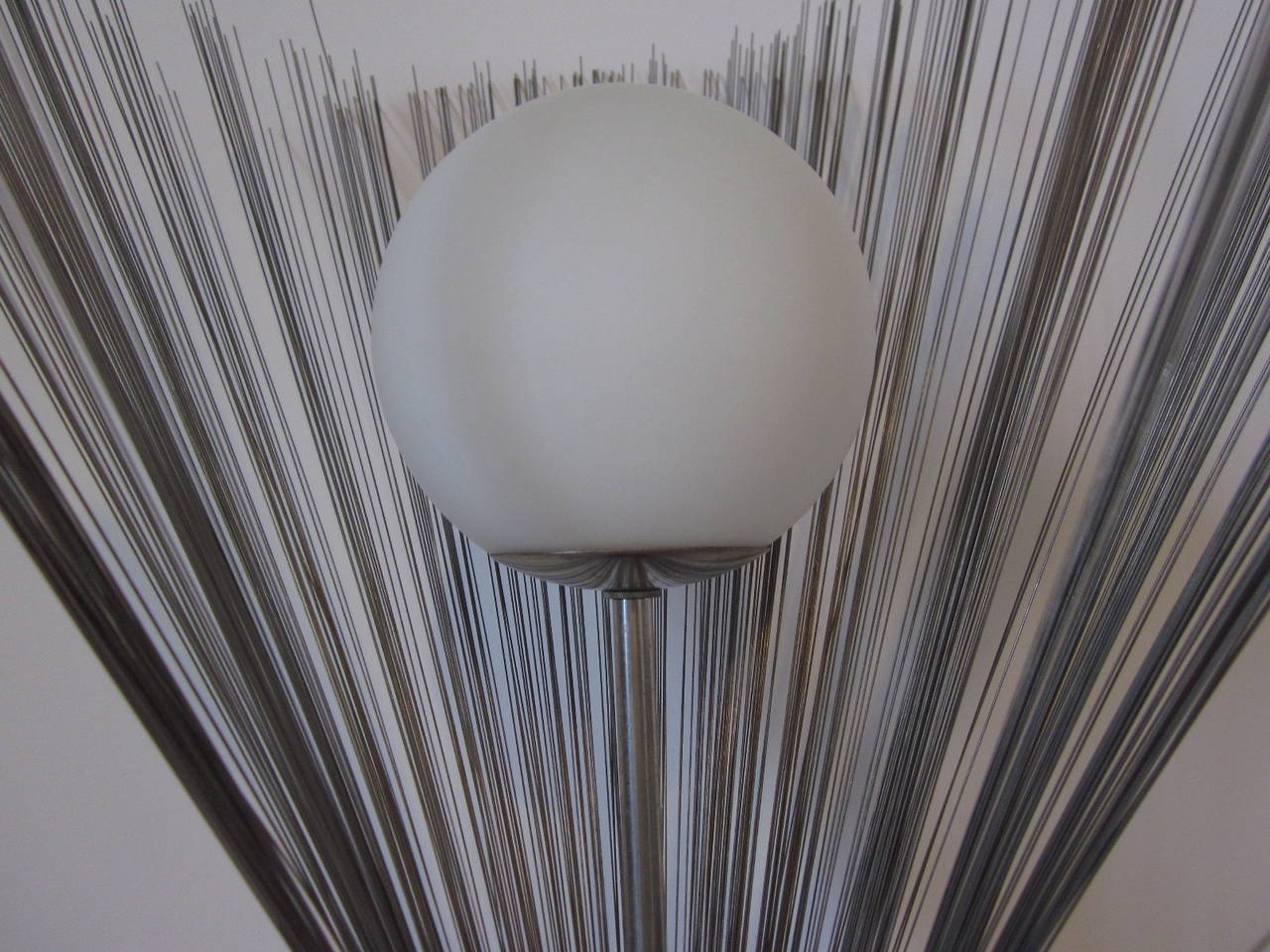 American Harry Bertoia Style Spray Table Lamp