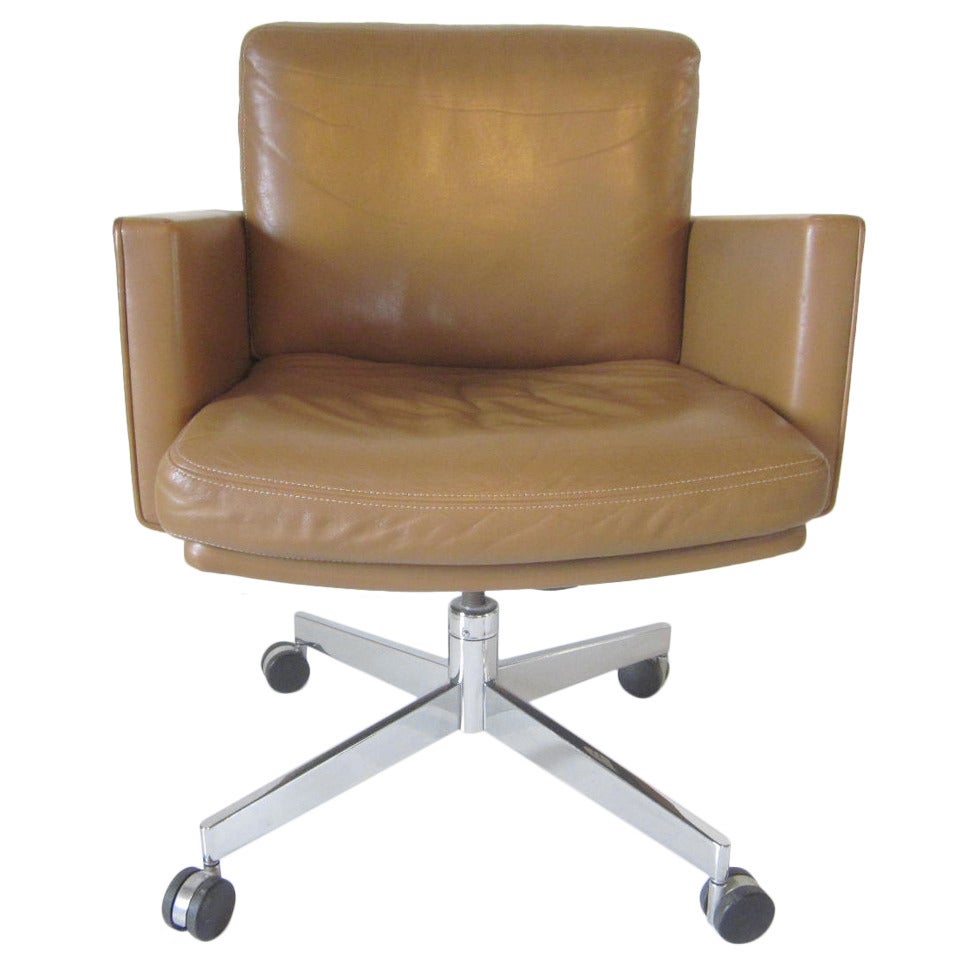 Stow Davis Executive Leather Desk Chair