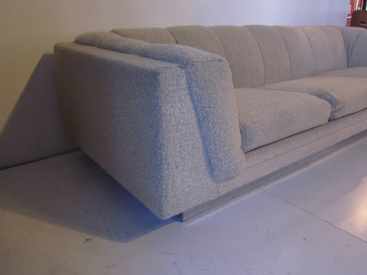 American Milo Baughman Styled Sofa