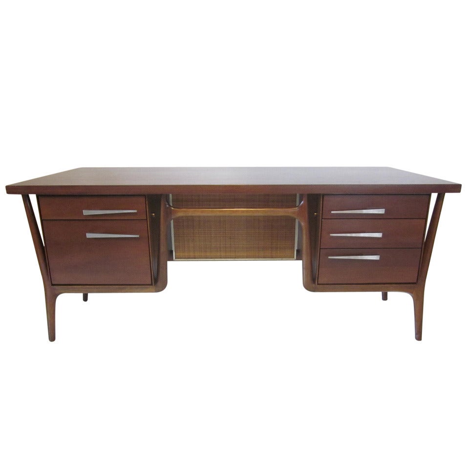 Midcentury Walnut Desk