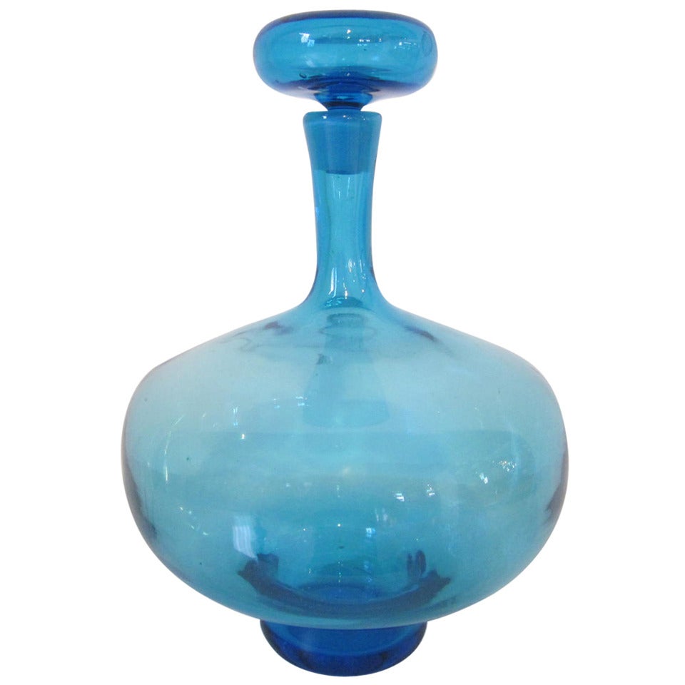 Blenko Stoppered Bottle