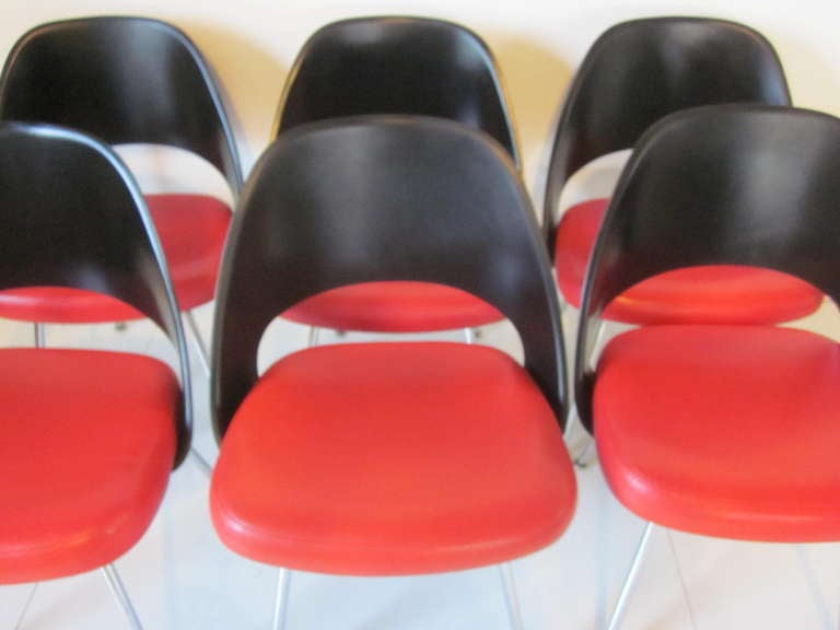 Mid-20th Century 6 Eero Sarrinen Dining Chairs