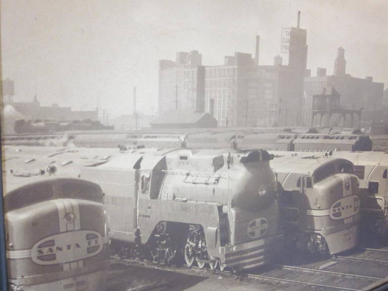 American Streamline Chicago Industrial Train Railroad Photograph 