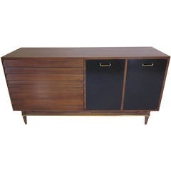 American of Martinsville Walnut Credenza