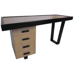 Eugene Schoen Styled Trapezoid Art Deco Desk