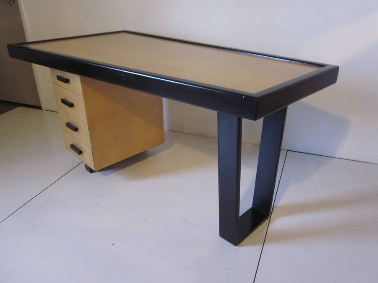 Eugene Schoen Styled Trapezoid Art Deco Desk at 1stDibs
