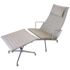 Eames Aluminum Group Lounge Chair w/ Ottoman