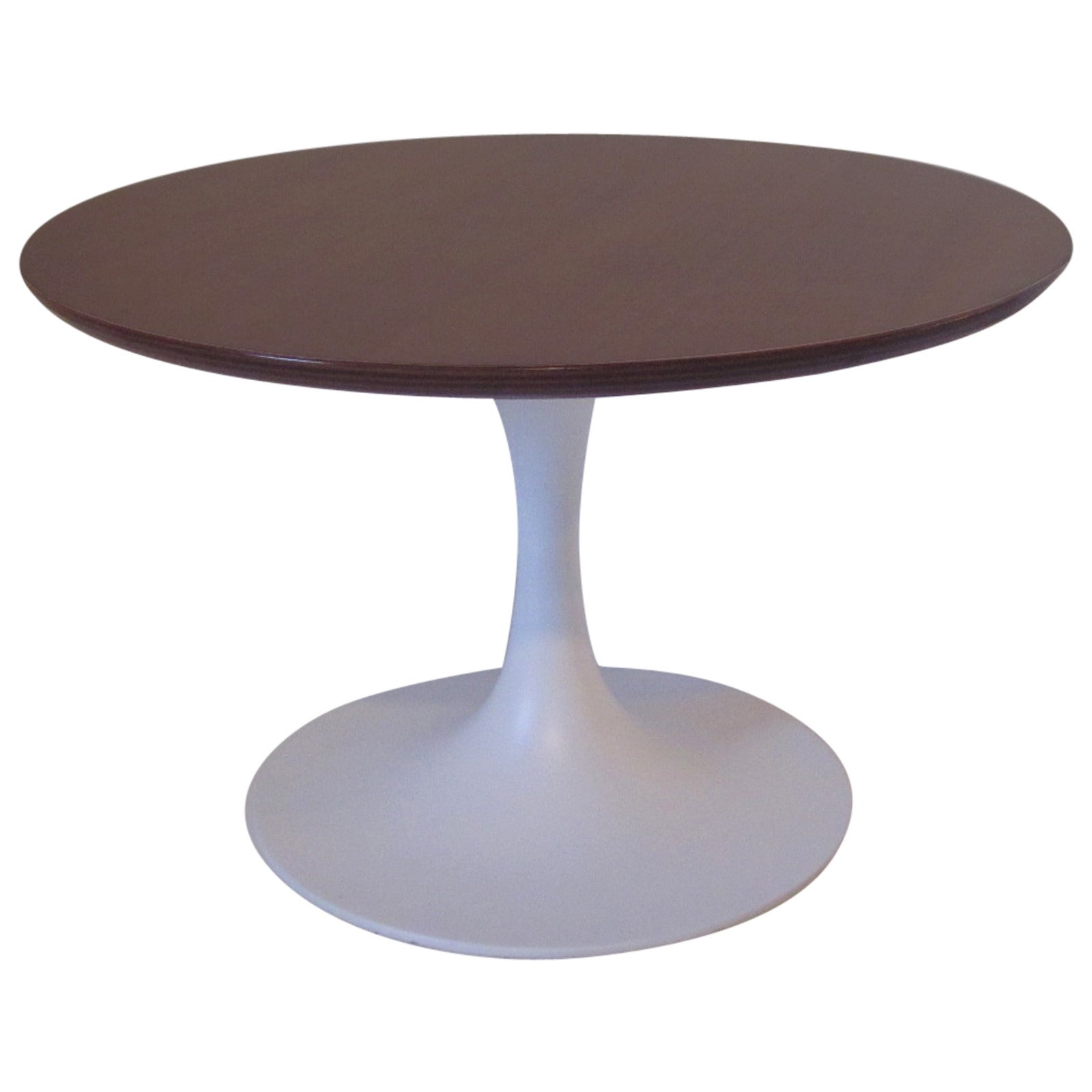 Saarinen Styled Walnut Tulip Side Table