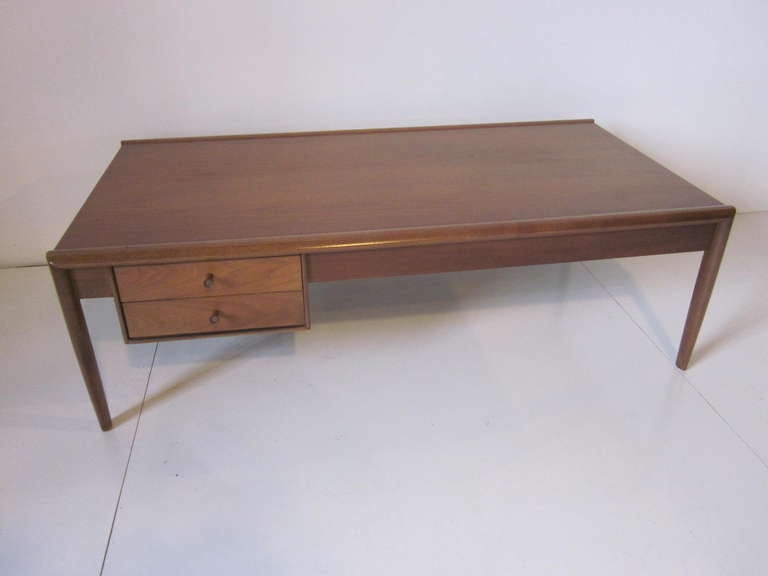 Mid-20th Century Drexel Parallel Coffee Table