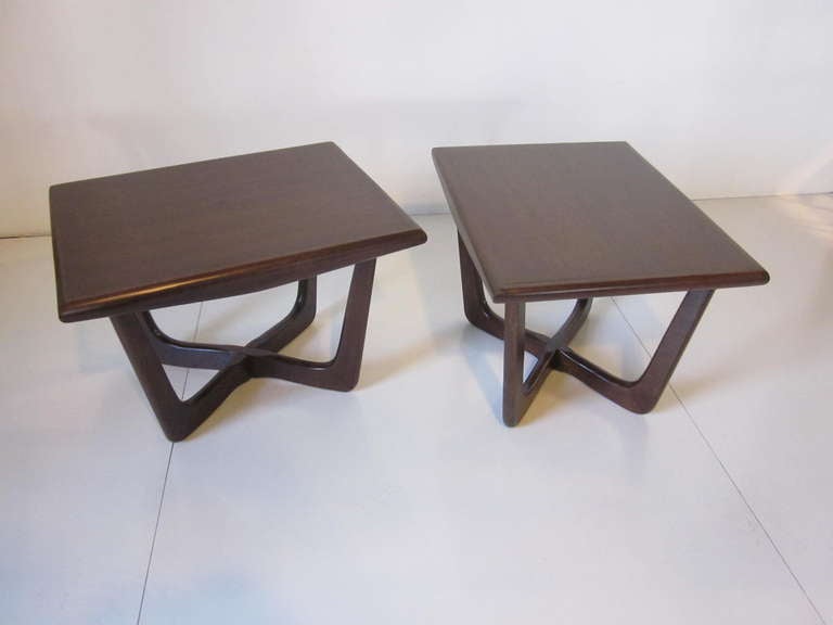 Mid-Century Modern Adrian Pearsall Styled Side Tables