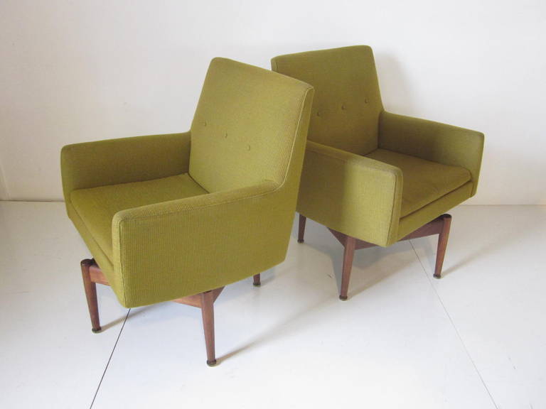 Upholstery Jens Risom Swivel Chairs