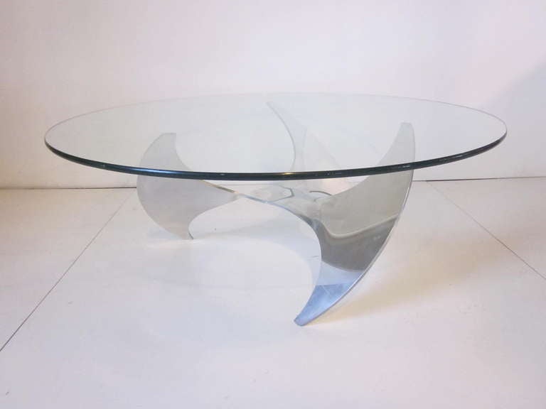 Aluminum Hesterberg Propeller Coffee Table at 1stDibs boat propeller